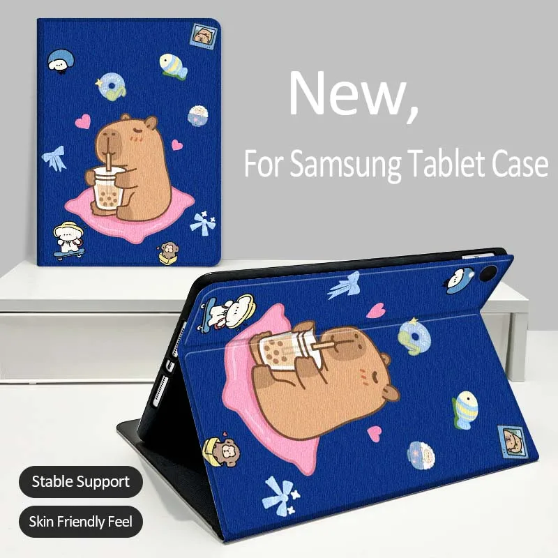 

Capibala Anime Cute Tablet Case For Samsung Galaxy Tab A A7 A8 A9 A11 S6 S11 Lite Plus 10.1 10.4 10.5 Inch