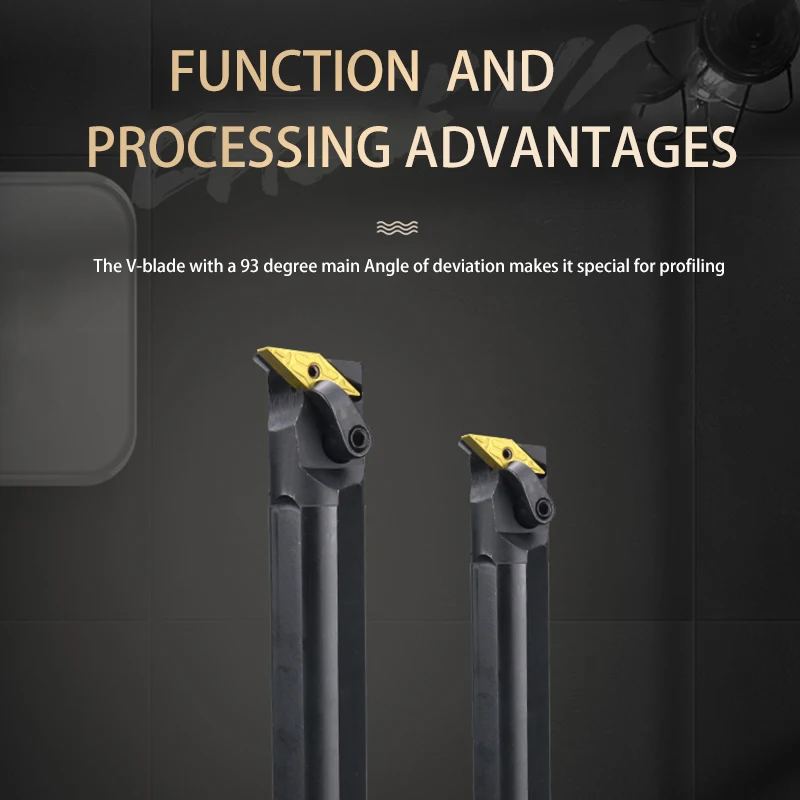 KaKarot Internal Turning Tool Holder S20R-MVUNR16 S25S-MVUNR16 S40T-MVUNL16 S50U-MVUNR16 Carbide Inserts VNMG Lathe Cutting T