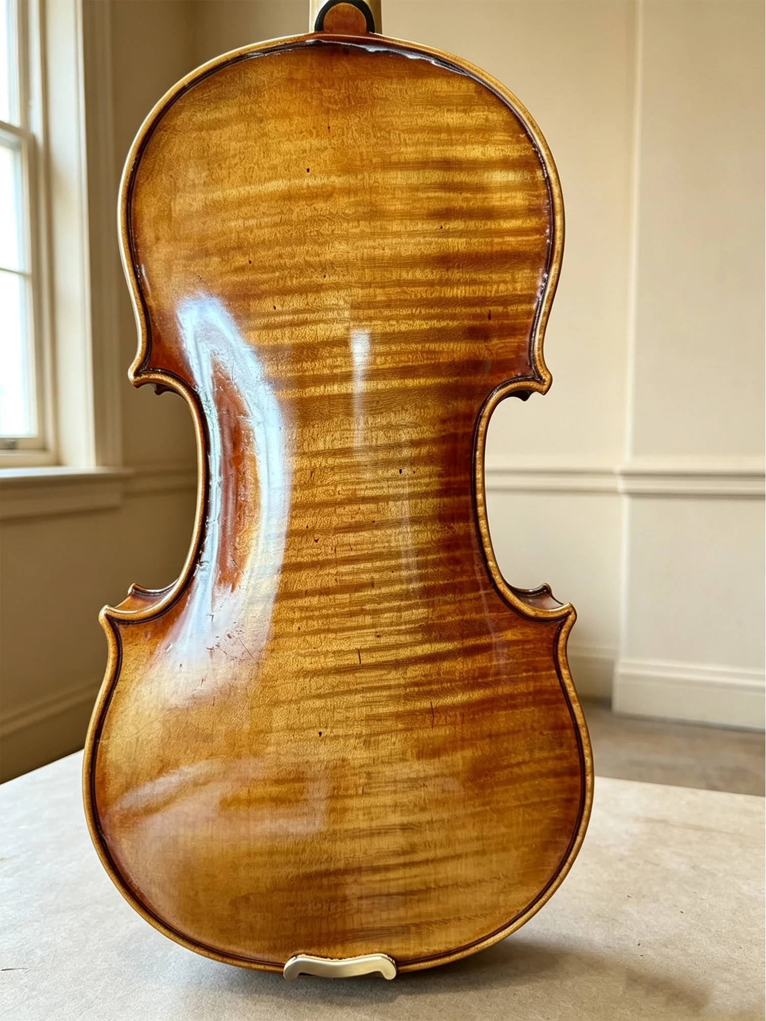 Professional Handmade 4/4 Full Size Violin, European Spruce & Maple, Paganini 1724 Copy, Complete Set with Case Bow Shoulder Rest