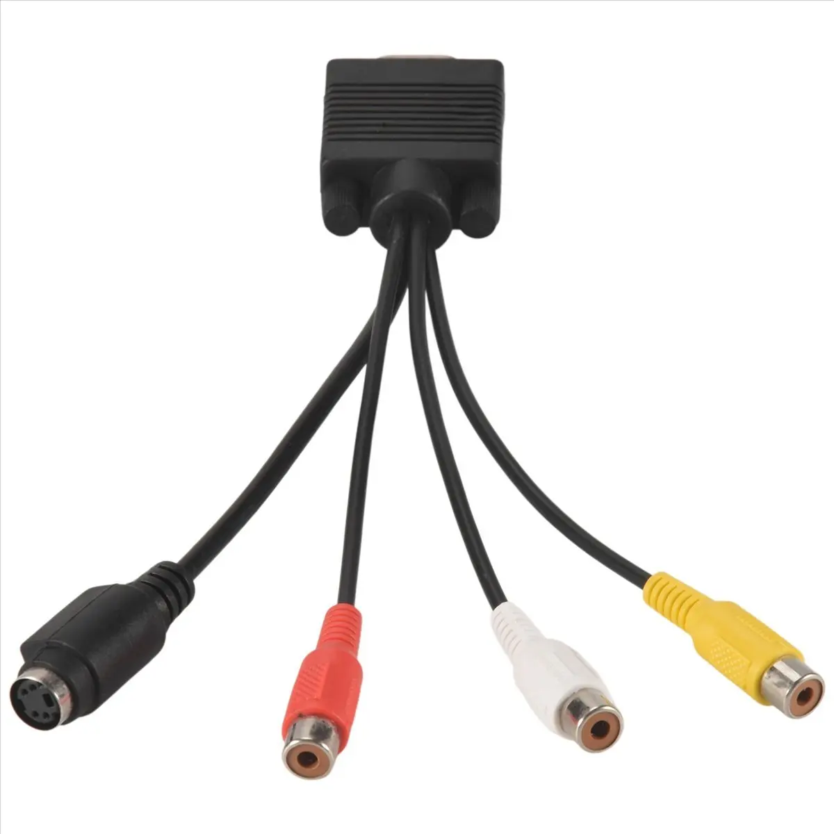 【A01R~】 VGA Adapter to TV S-Video Out Cable for PC Video