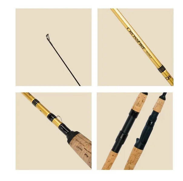 CROSSFIRE Crossing the Wire Straight Handle Gun Handle Long Throw Micro-object Luya Rod Fishing