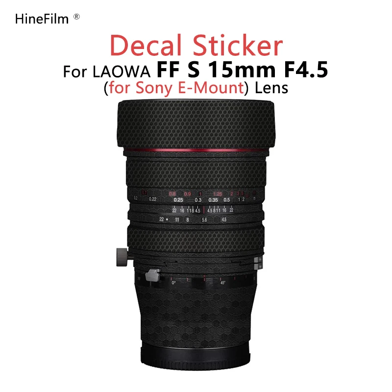 

Laowa FFⅡS 15mm F4.5 E Mount Lens Skin For LAOWA FF S 15mm F4.5 W-Dreamer Lens Protector Coat Wrap 3M Vinyl Sticker Film