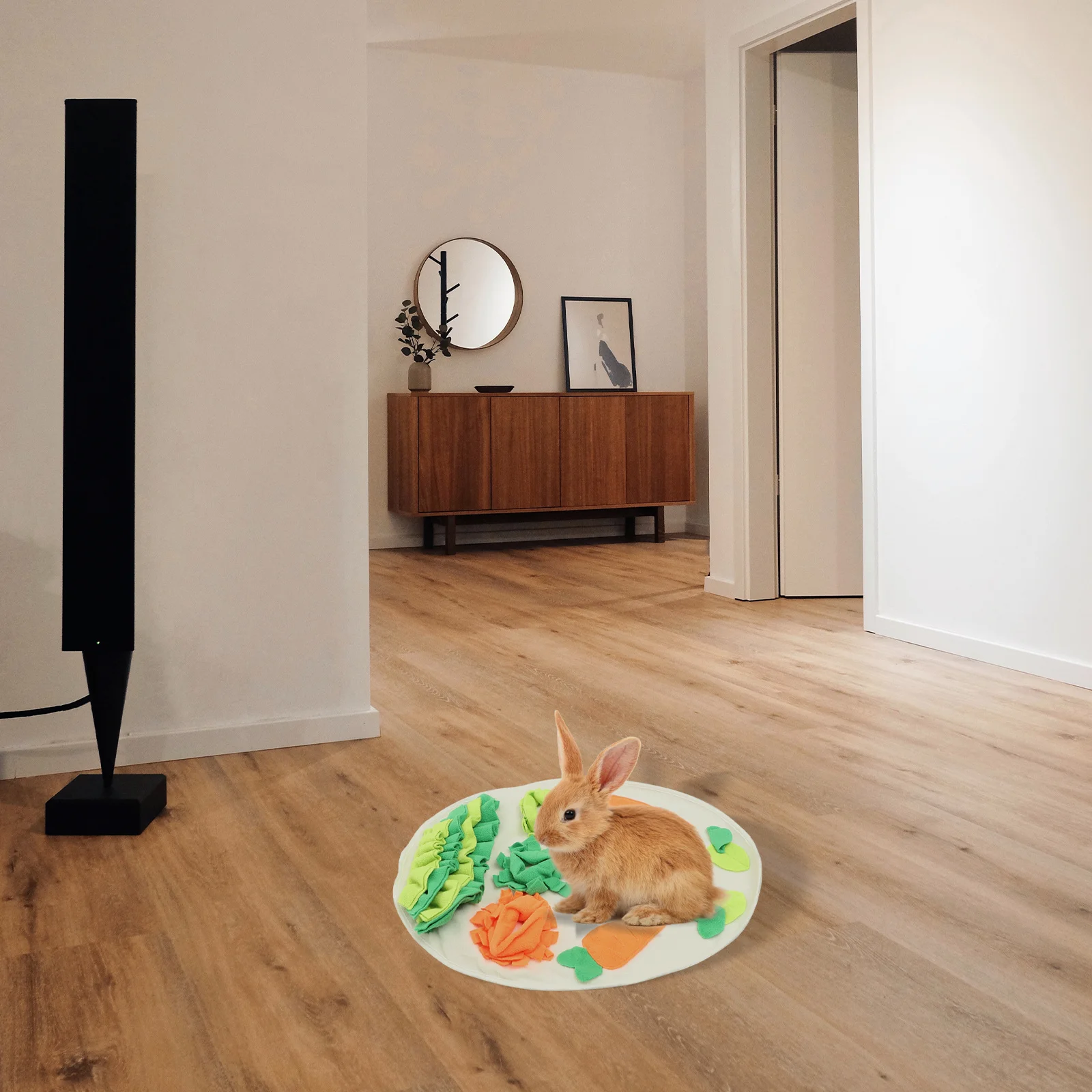 

Pet Snuffle Mat Bunny Slow Feeding Mat Rabbit Foraging Pad Guinea Pig Hamster Sniffing Pad Non Material