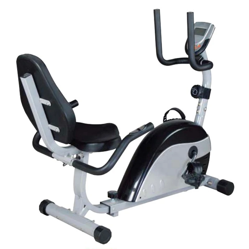 Recumbent Exercise Bike Modern Cardio Fitness Equipment Stable Frame Indoor Home Gym Cycling Training Machine