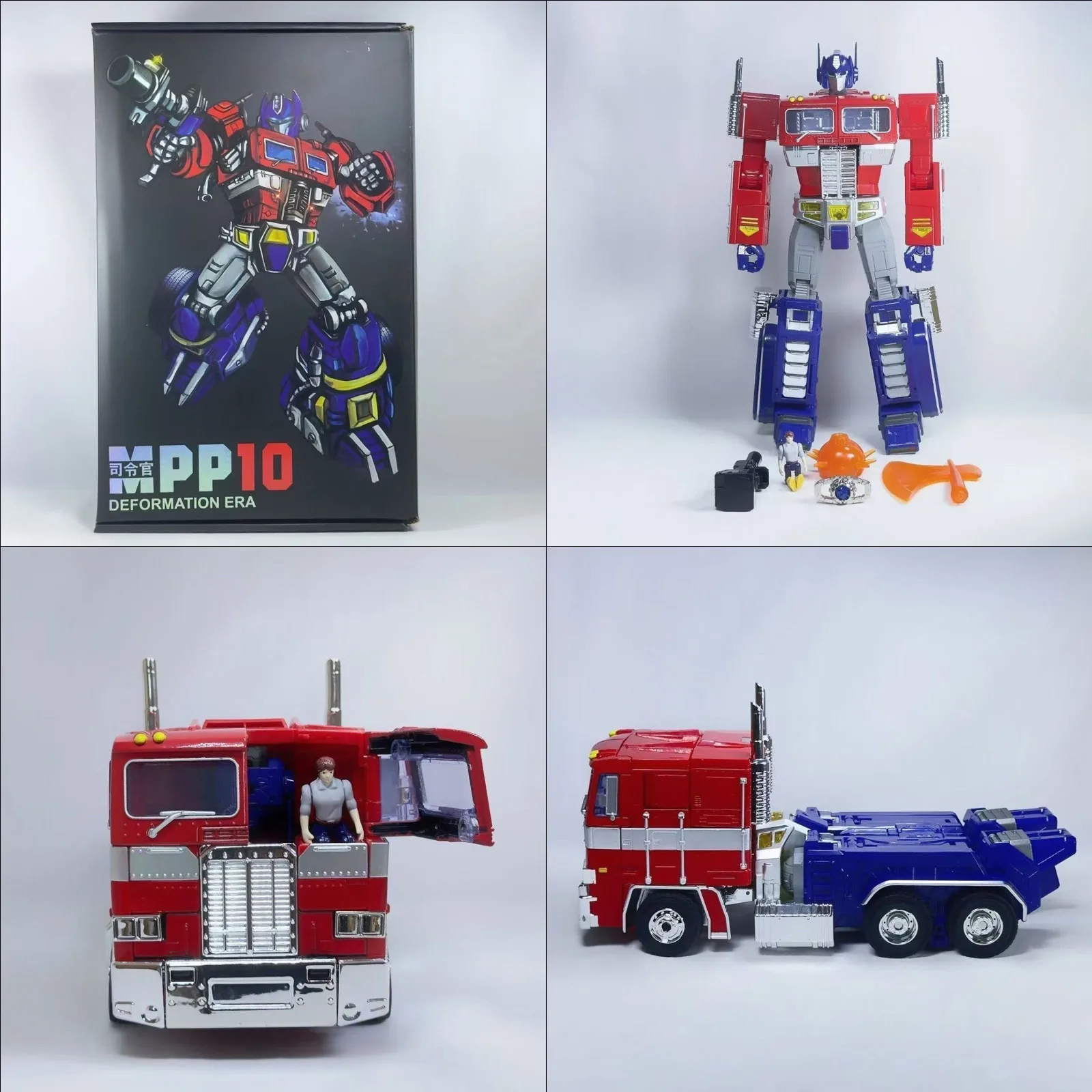 Новая трансформация Wei-Jiang WJ MPP10 OP Commander Увеличенная версия 32 см Фигурки Игрушки Подарочная коллекция на складе