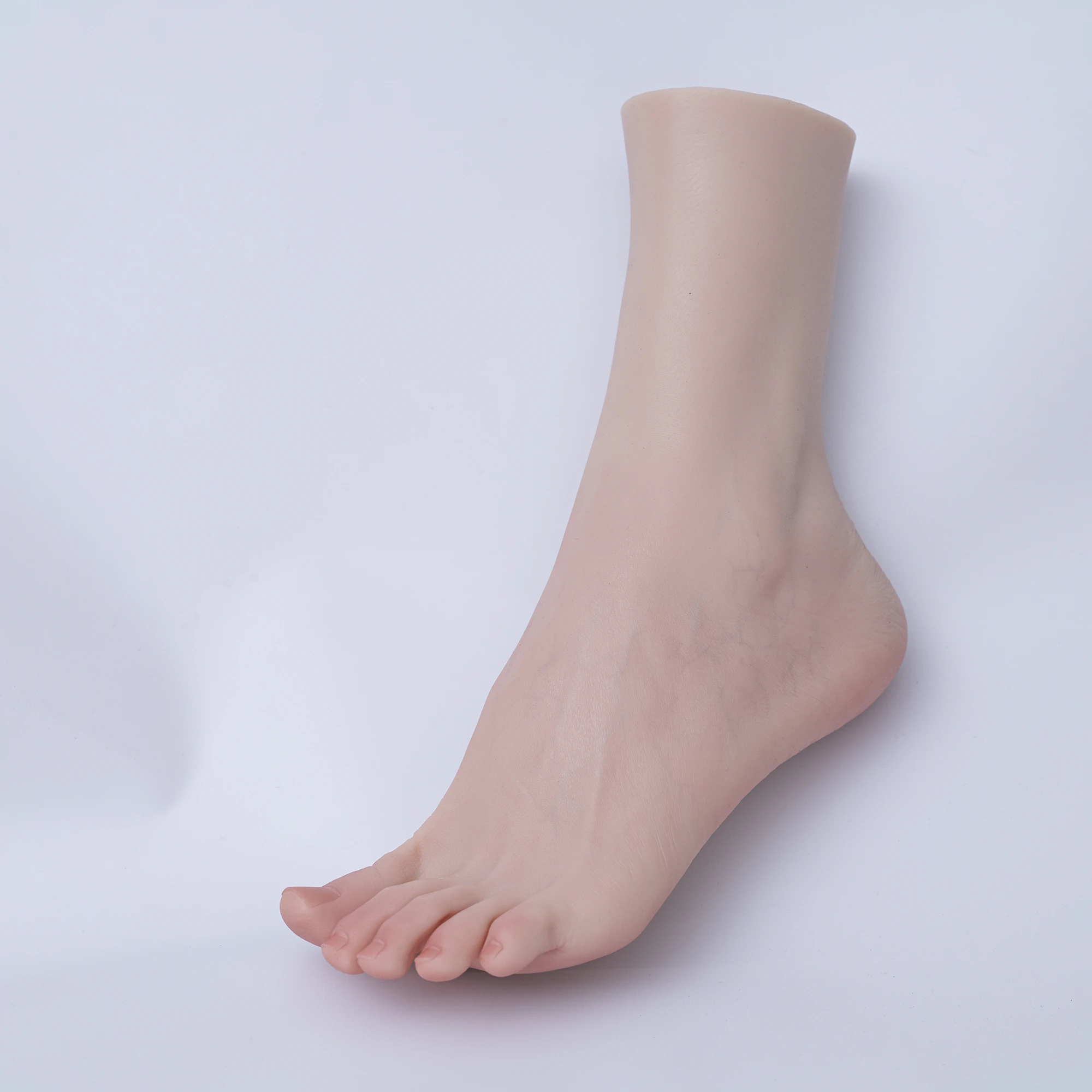 

Professional Female Silicone Foot Model for Nail Practice Massage Training Body Manicure Shoe Jewelry Display Props J4300