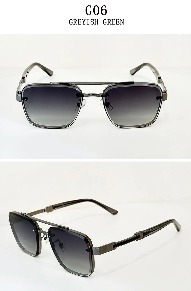Designer Quadratische Sonnenbrille Für Männer Oculos Vintage Trend Sonnenbrille Dropshipping Gläser Urlaub Outdoor Lentes Gafas De Sol – Detail 19