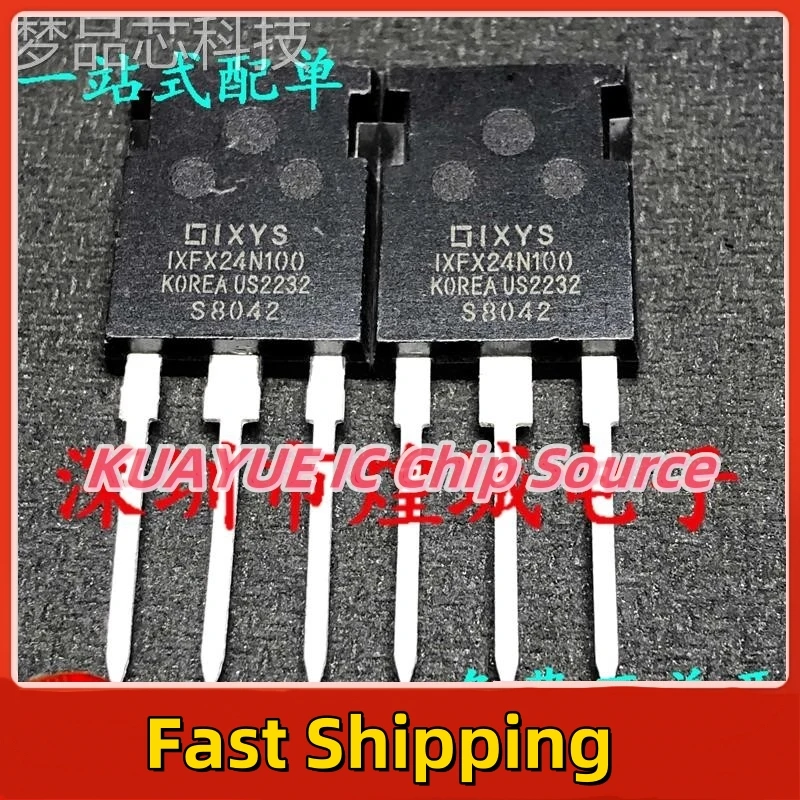 10PCS-30PCS   IXFX24N100  TO-247 MOS 1000V 24A Best Quality Fast Shipping  In Stock