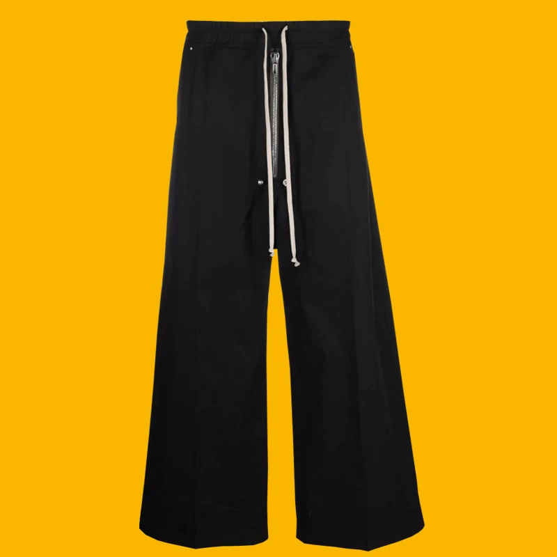 

Faionable Wide Leg Straight Leg Pants Men's k Sle Workwear Trousers RO High Street ow Sle Casual Pants for Men And...