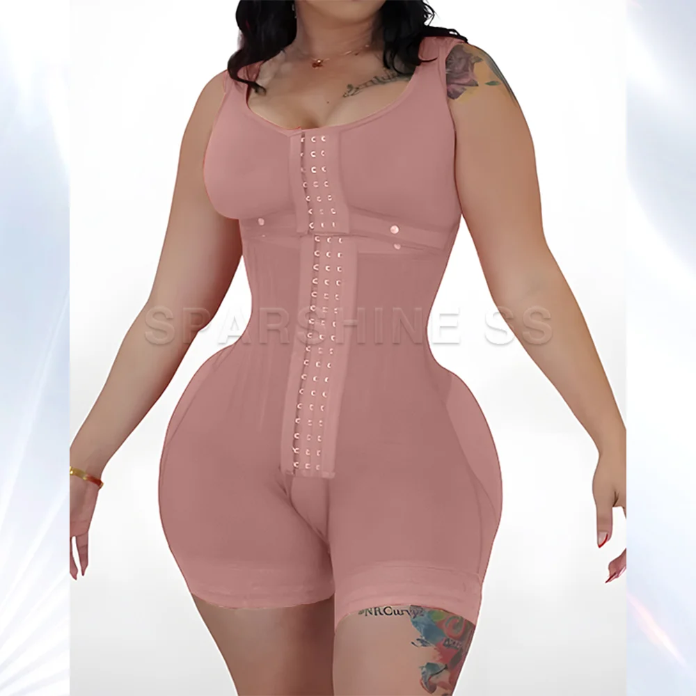 

Full Body Fajas Colombianas High Compression Shapewear Girdle Stage 2 Post-surgery Corset Weight Loss Buttock Lifting Effect