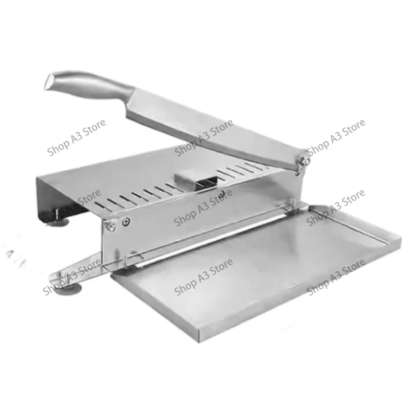 Home Kitchen Manual Frozen Meat Slicer Bone Cutting Tool Stainless Steel Minced Lamb Bone Meat Cutter Chicken Duck Fish Cutting