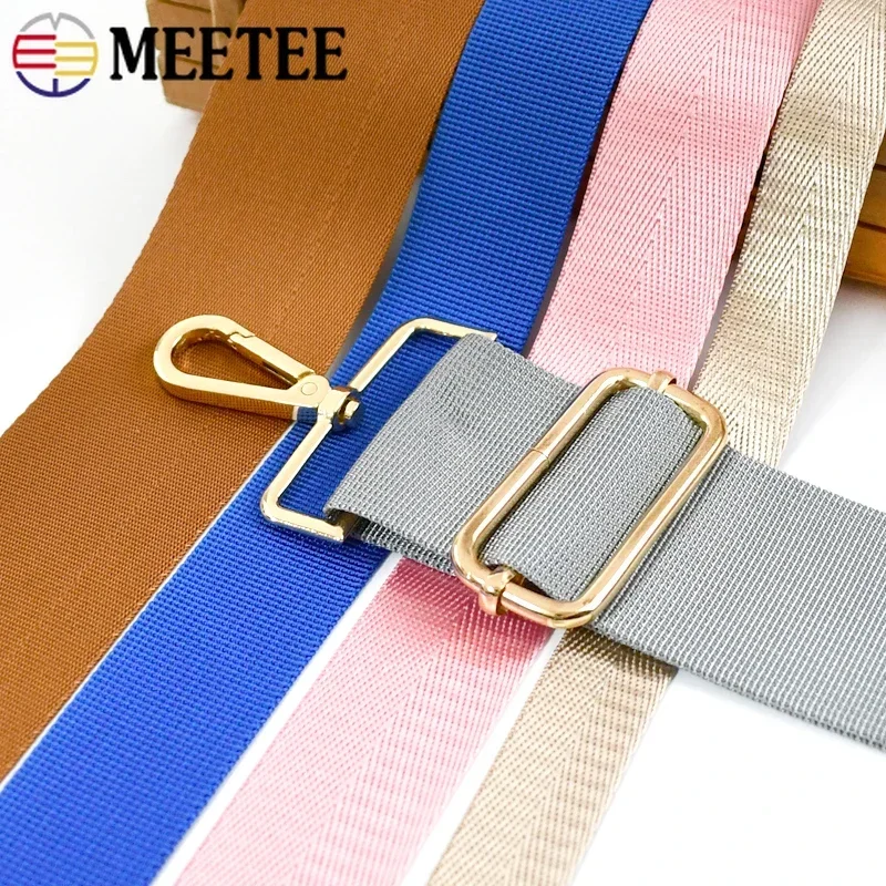 10Meters 20-50mm Nylon Webbing Tapes Ribbons For Belt Dog Collar Backpack Strap By The Meter Bias Binding DIY Sewing Accessories