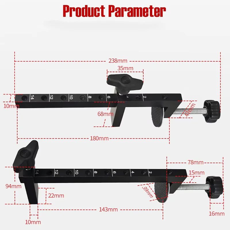 1PC Adjustable G-Shaped Clamp for Woodworking, Desktop Clip, Aluminum, Fast Fixed, G Type, Quick Release, F-clamp, 0-140mm