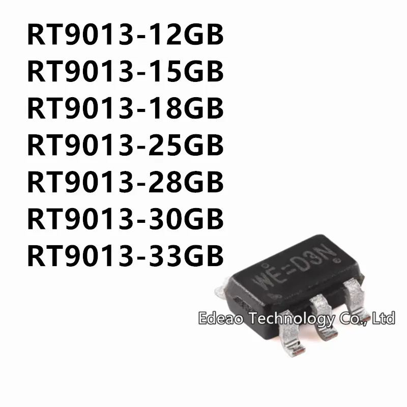 20-100PCS/Lot NEW RT9013-12GB RT9013-15GB RT9013-18GB RT9013-25GB RT9013-28GB RT9013-30GB RT9013-33GB RT9013 SOT23-5