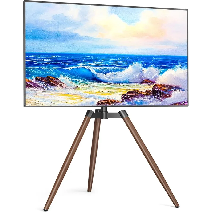 

Artistic Easel TV Stand Height Adjustable Swivel 100 Tripod TV Stand for 3265 Inch LCD LED Flat Panel Curved Screen TVs up to 7