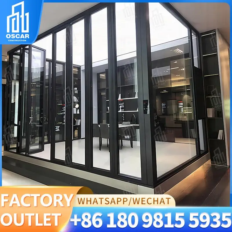 

Customizable High function Accordion Door for Office Spaces Factory made Bifold Door