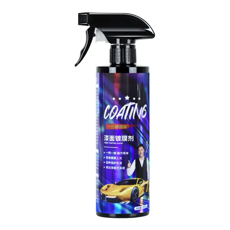 

500ml Car Polishing Paint Coating Agent Ceramic Nano Coating Liquid Nano Coating Agent Hydrophobic Layer Auto Scratch Spray