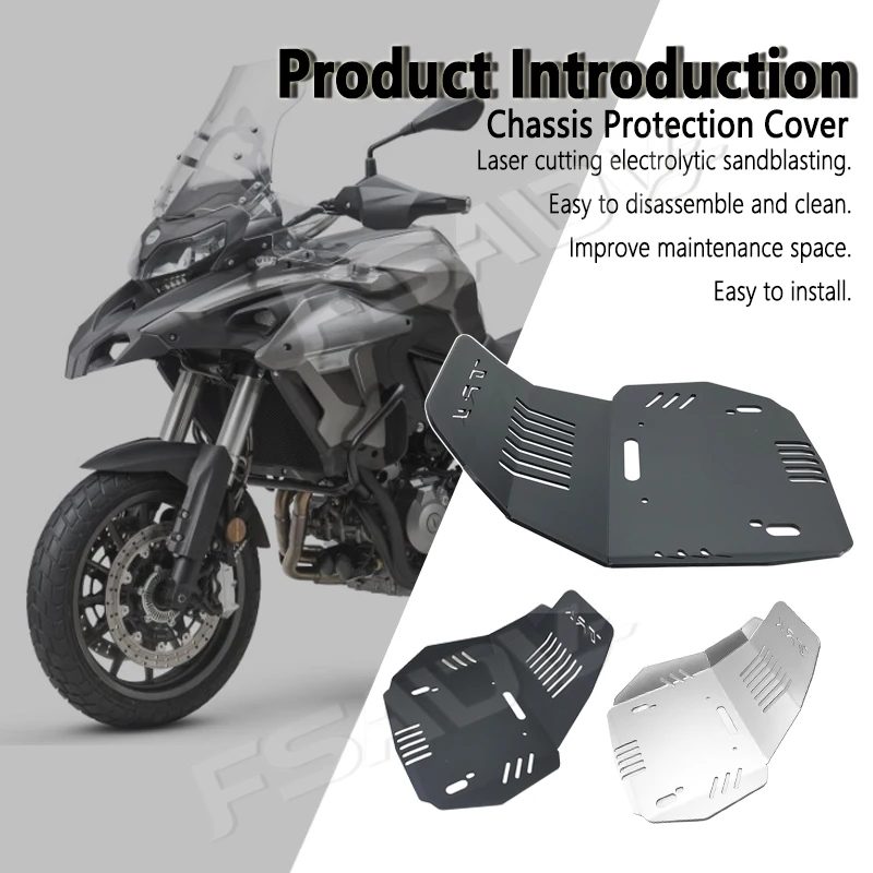 For Benelli TRK502 TRK520X Jinpeng TRK 502 502X Under Engine Protection Chassis Engine guard Motorcycle Accessories