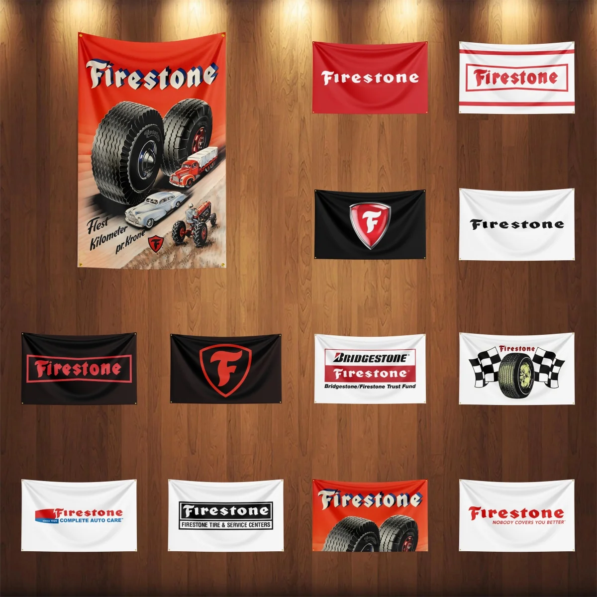 3x5ft F-Firestones Auto Parts Flag Room Decor Flag Outdoor Decorations Flags for Rooms