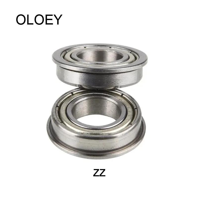 Bearing High Quality 1/2/4pcs ABEC-3 F6700 F6701 F6702 F6703 F6704 ZZ Flanged Thin Wall Bearing Flange Ball Bearings Metal