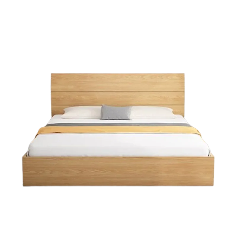 *v forHigh Waterproof Double Bed Bedroom Queen Wood European Sleeping Beds Twin Headboard Modern Camas De Dormitorio Furniture c