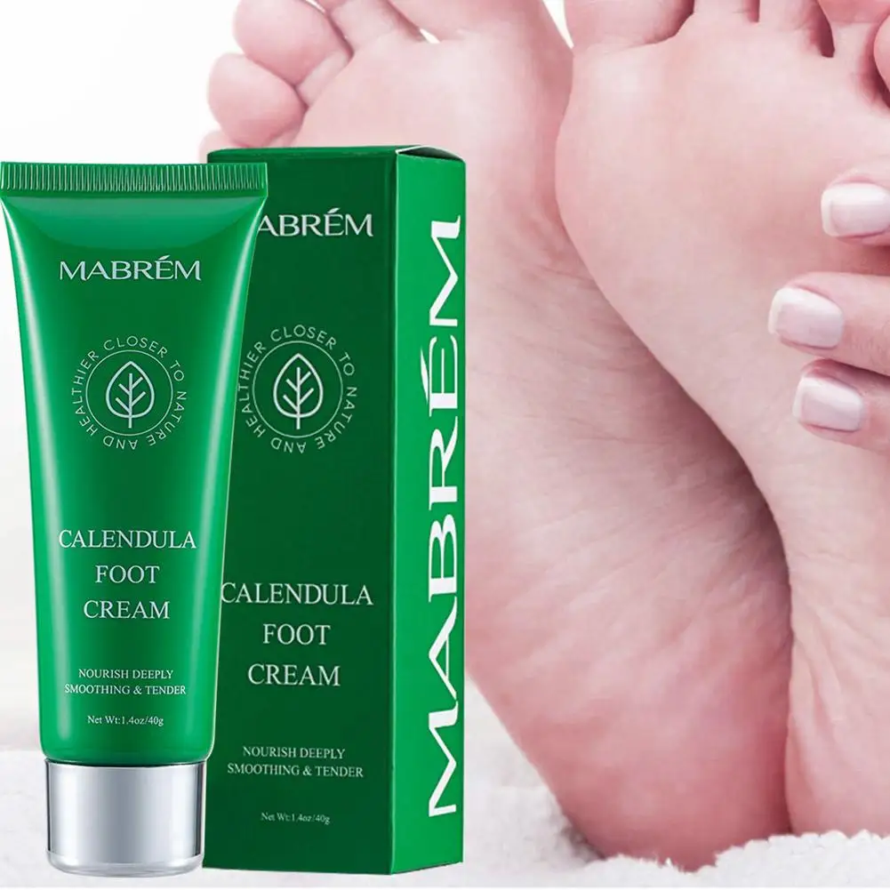 Caléndula blanqueamiento crema para el talón agrietado exfoliante hidratante profundo crema nutritiva para los pies producto para el cuidado de los pies para mujer Z6I7