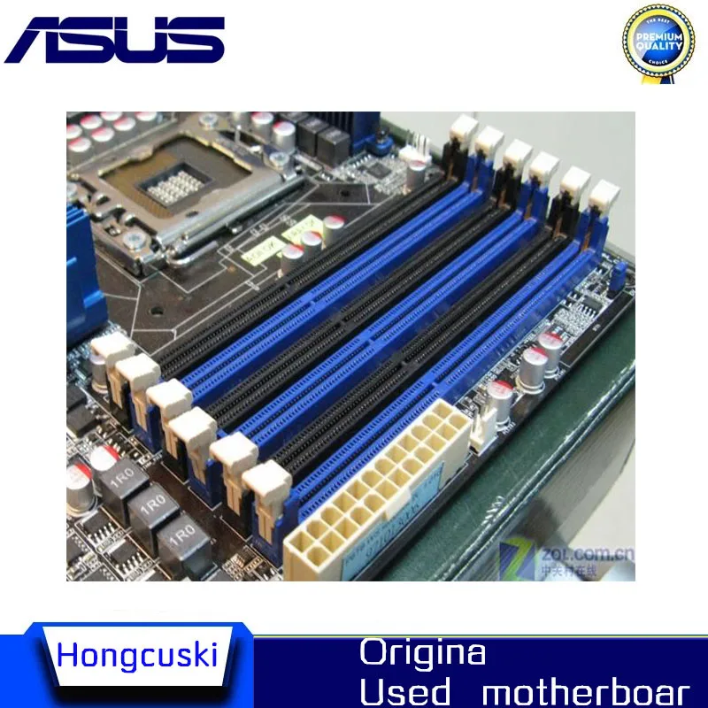 For ASUS P6T6 WS Revolution Used original motherboard Socket LGA 1366  DDR3 24G X58 Desktop Motherboard