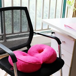 Plush Buttocks Seat Cushion Memory Foam V-Shaped Women Comfort Orthopedic Office Chair Seat Support Massage Relief Hip Pad