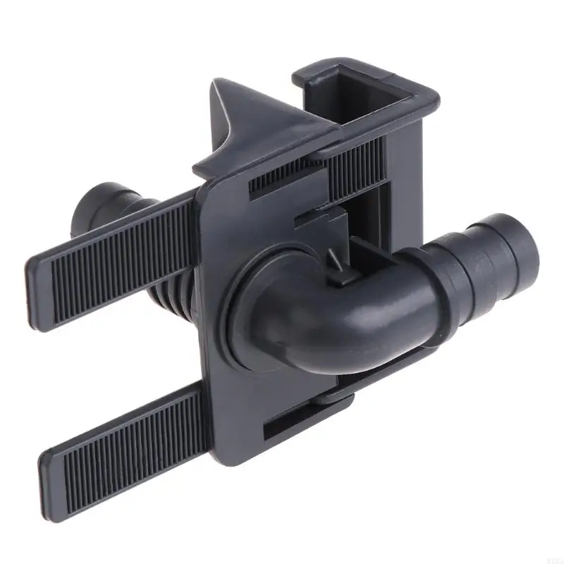 

KXRA Fish for Tank Hose Holder Inlet Outlet Pipe Clamp for Max. 2" Thickness Wall