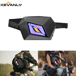 LED Backpack APP control The Dark Knight Backpack with Eye DIY Hard Shell Cool Motorcycle Riding unisex Waterproof Laptops Bags