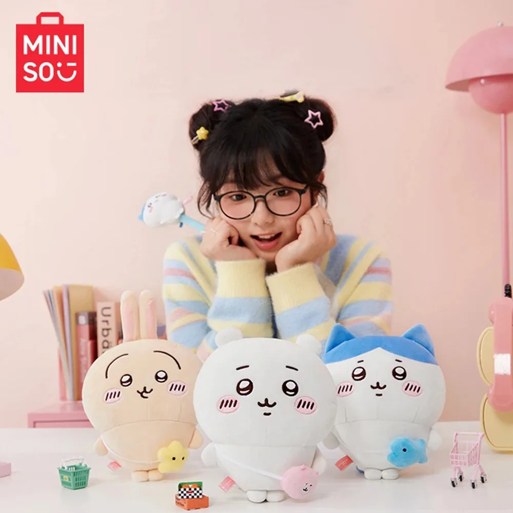 

MINISO аниме Chiikawa Hachiware Usagi стоящая осанка плюши Кукла мультфильм милые искусственные игрушки девочка подарок на день рождения