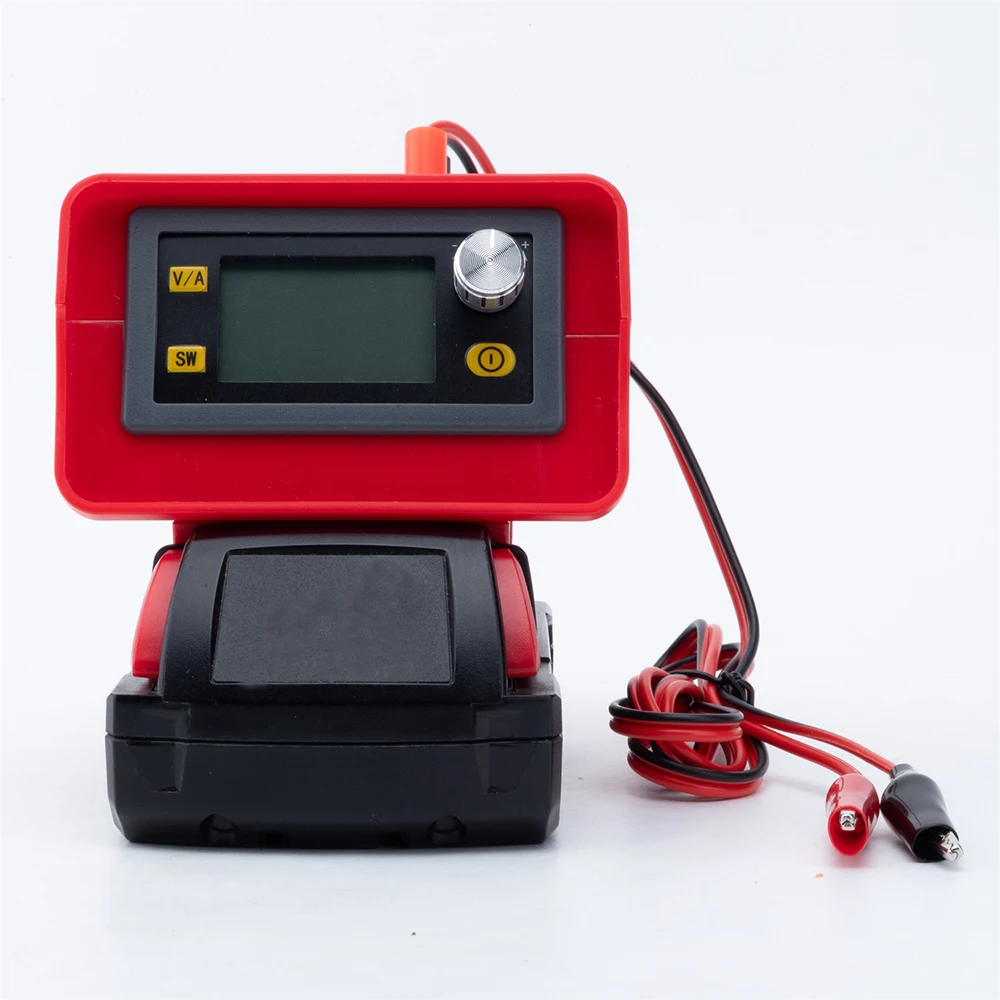 CNC Step-up DC Adjustable Voltage Stabilizer Power Supply Constant Pressure For Milwaukee 18V Li-Ion Battery(NO Battery)
