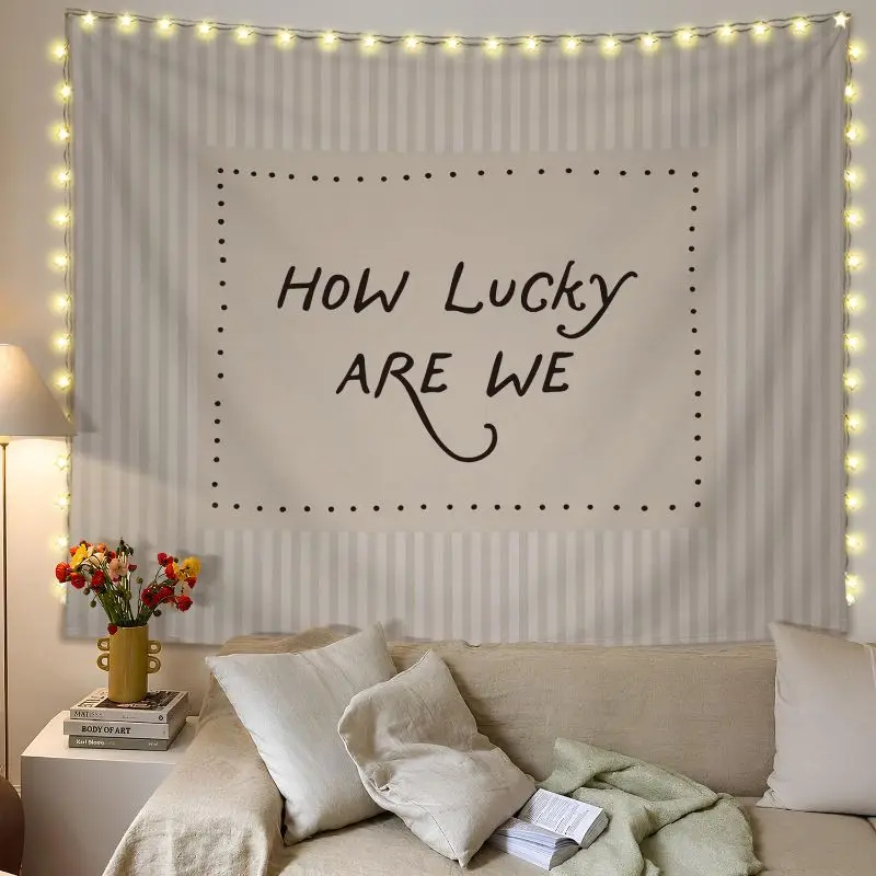 VIKAMA Retro Academy Simple Style Tapestry, Ins Wind Wall Hanging, Classic Wall Decor for Living Room Bedroom Dormitory Home
