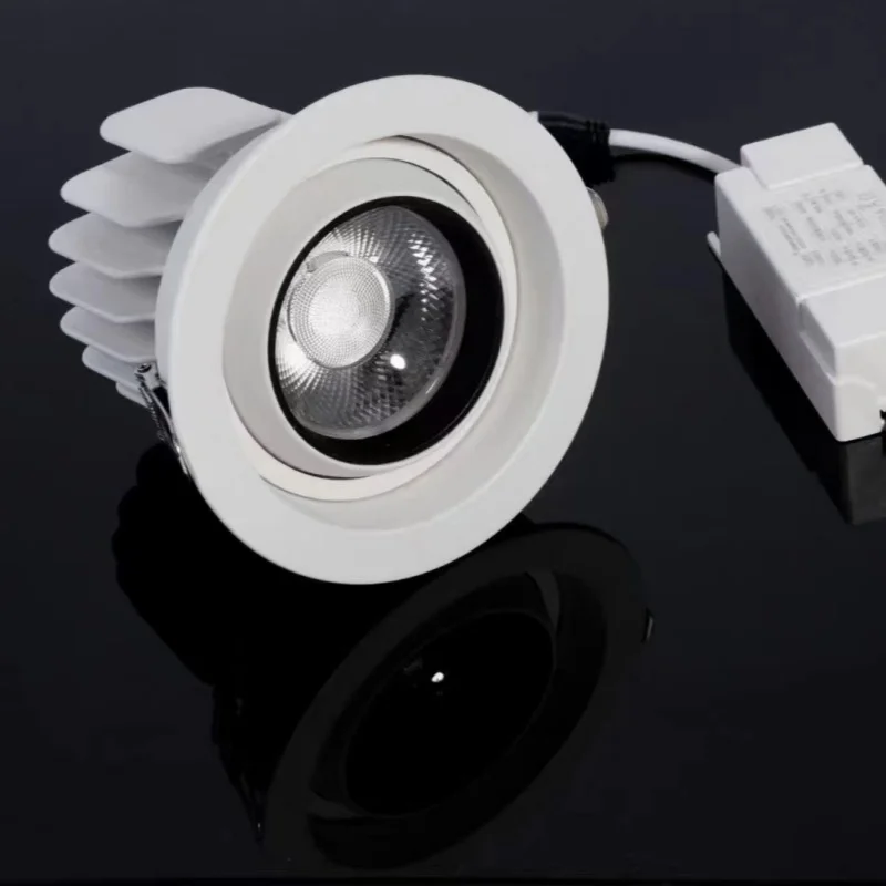 Universal rotating engineering spotlights Large wattage Clothing store shopping mall engineering lights COB ceiling lights adjus