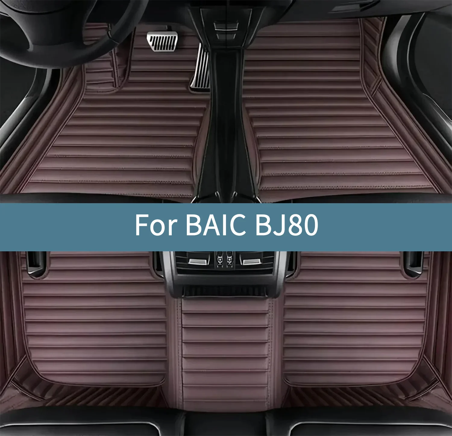Tapis de sol pour voiture BAIC BJ80 2020 2021 2022 2023 2024 2025 2026 2027, tapis de sol pour voitures, toutes saisons, imperméables