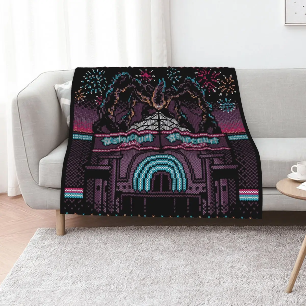 Stranger Sweater 3 Throw Blanket Bed Fashionable Warm Bed Travel Furry Moving Blankets