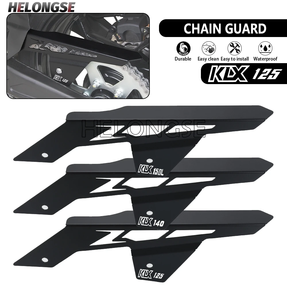 Motorcycle Accessories Chain Guard Cover Sprocket Protector For Kawasaki KLX125 KLX140 L/R KLX150L 2010 2011 2012-2026 KLE500/SE