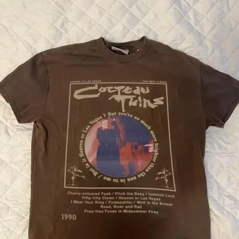 Cocteau twins T Shirt brown Souvenirs Reprint AN31127