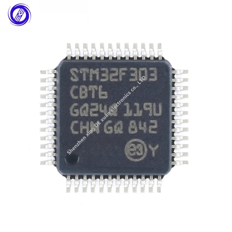 New Original STM32F303CBT6 LQFP-48 ARM Cortex-M4 32-bit Microcontroller-MCU