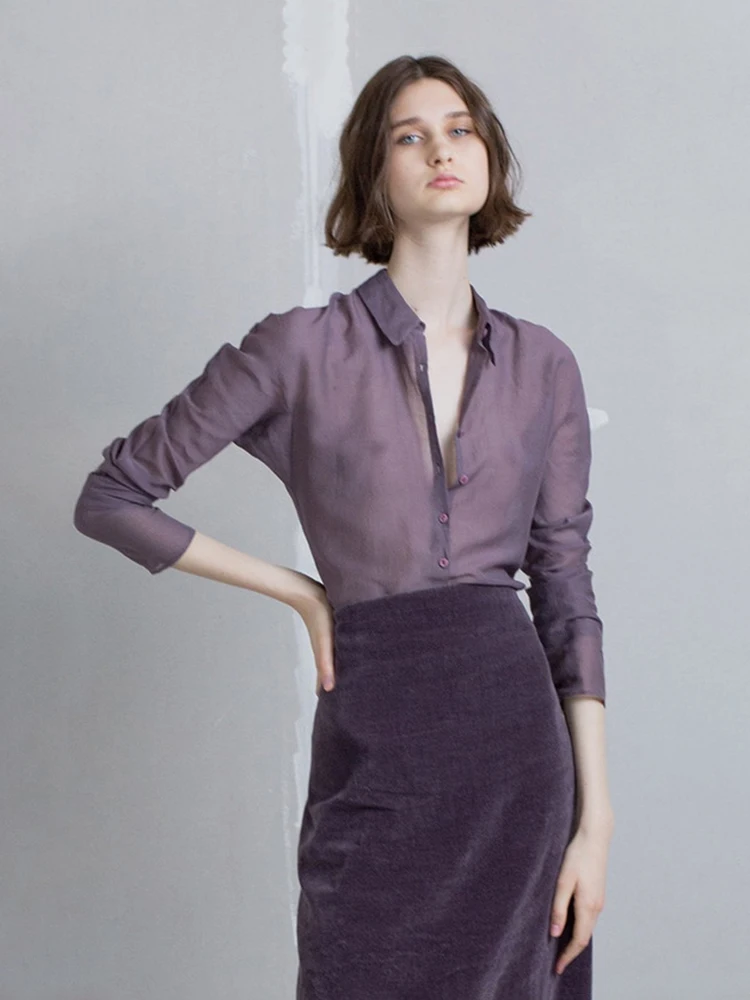 Niche Design-Ensemble chemise à manches longues pour femme, jupe taille haute, velours amincissant, mode printemps et automne, haute qualité, 2024