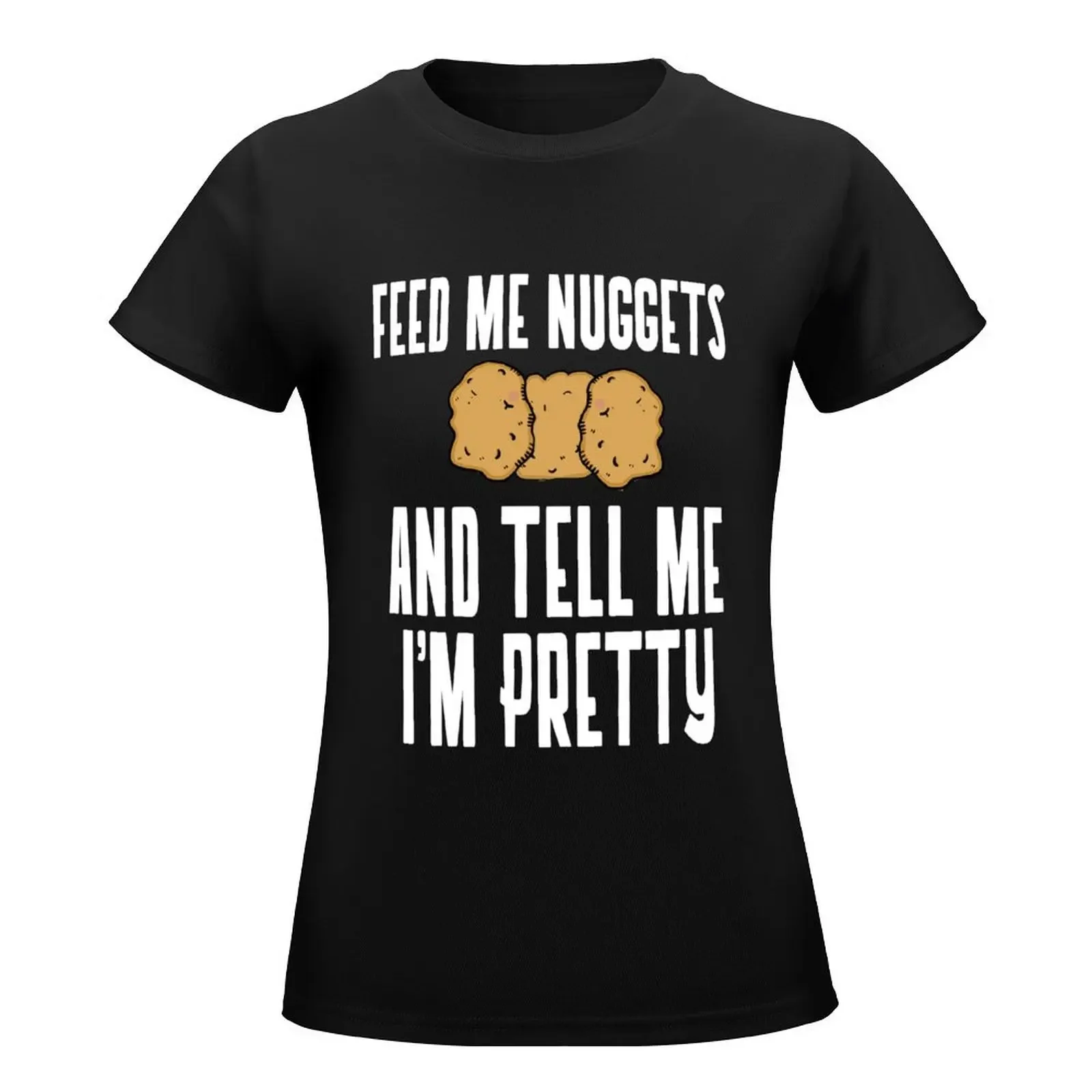 Chicken nuggets T-Shirt shirts graphic tees graphics summer clothes plus size tops cotton t shirts Women