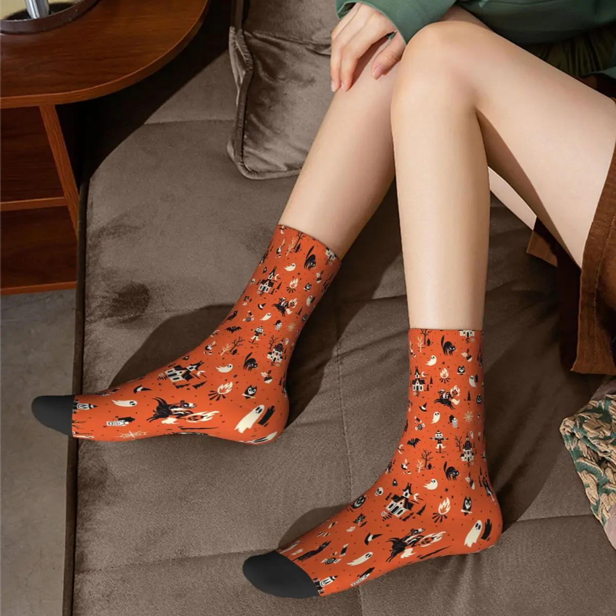 Lil Spookies Chaussettes pour hommes et femmes, Bas de printemps, Harajuku