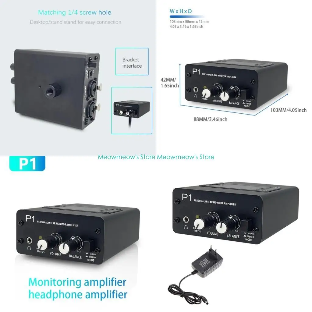 مضخم صوت W91A يمكن الاعتماد عليه داخل الأذن مع جودة صوت واضحة لفناني الاستوديو ومعدات هندسة الصوت الحية