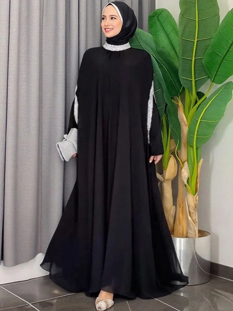 

Абая для женщин, Дубай, роскошное африканское мусульманское модное платье 2025 года, кафтан, марокканские вечерние платья, халат бубу, Djellaba Femme