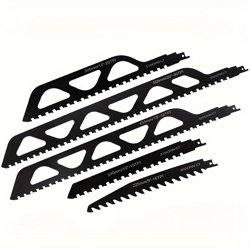 

1PC Reciprocating Saw Blade - Alloy Cutter for Concrete/Brick/Stone, Fits Electric Saws & Cutting Machines