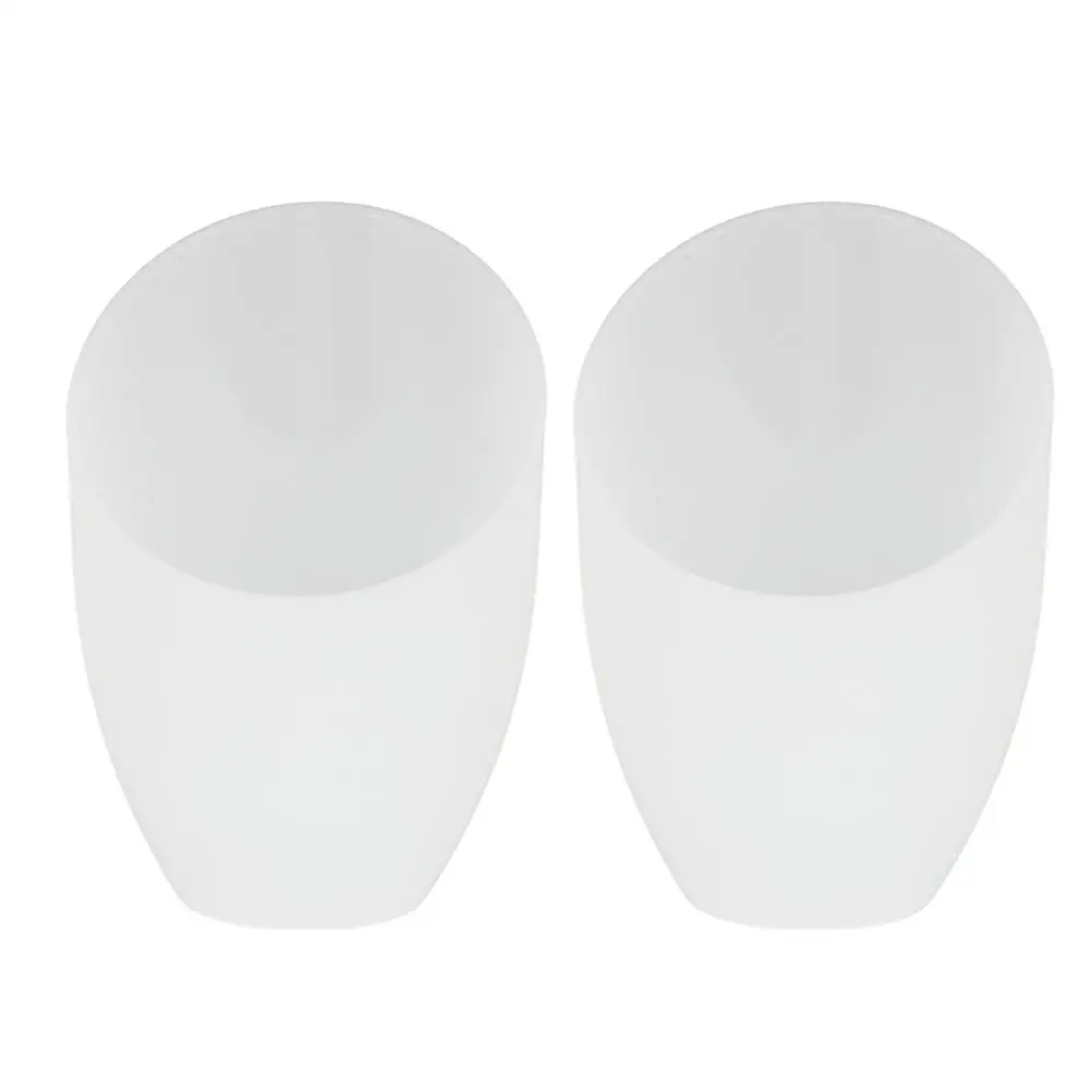 

Plastic Lamp Shade 2 Pcs Horseshoe Replacement Floor Lampshades Ceiling Light Bedside Simple Decorative White Cover