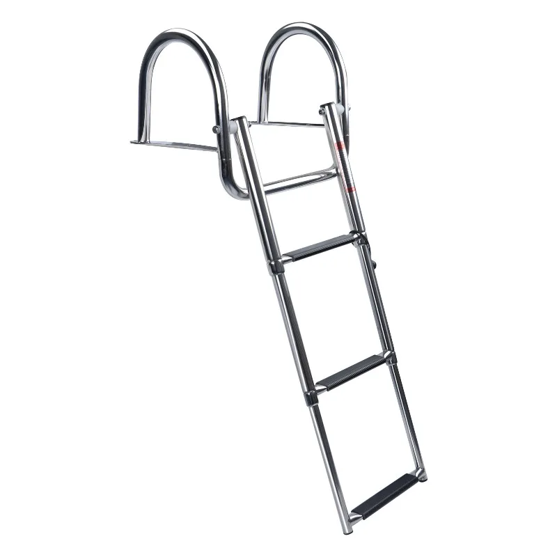 스테인리스 스틸 보트 사다리, 요트, 스피드보트 숨김형 3단 탑승 사다리