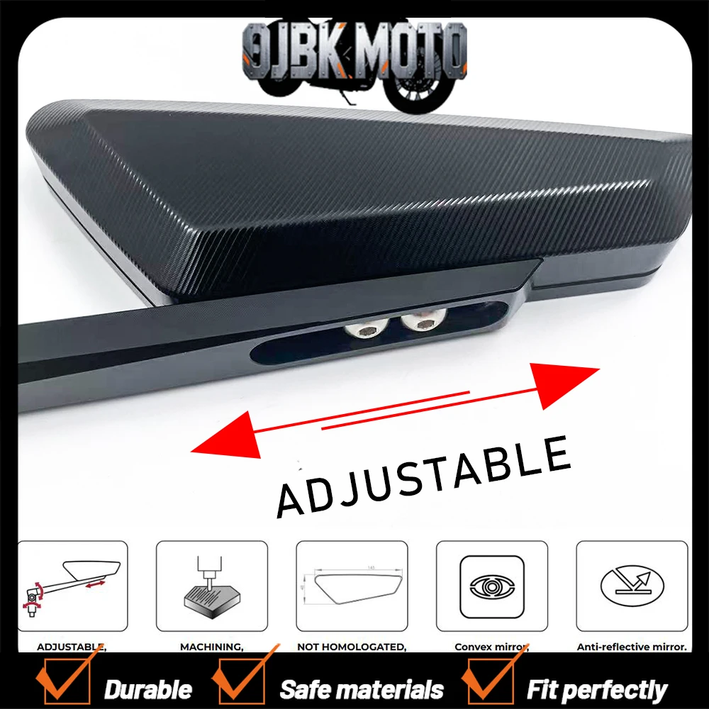 

【Perfect fit】2025 CB750 HORNET Motorcycle Hypernaked Mirrors For HONDA Hornet CB750 Adjustable Rearview Mirror Hornet 750 CB 750