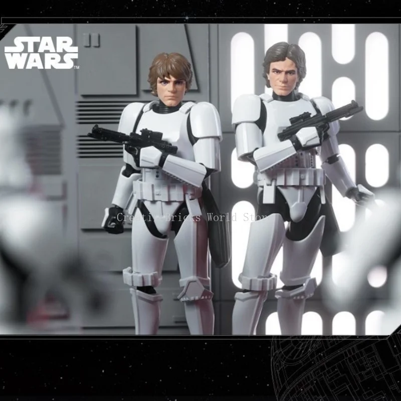 BLOKEES Star Wars Beyond Version Luke Skywalker Han Solo Building Block Figure Official Assembly Model Toy Home Decorations view 3