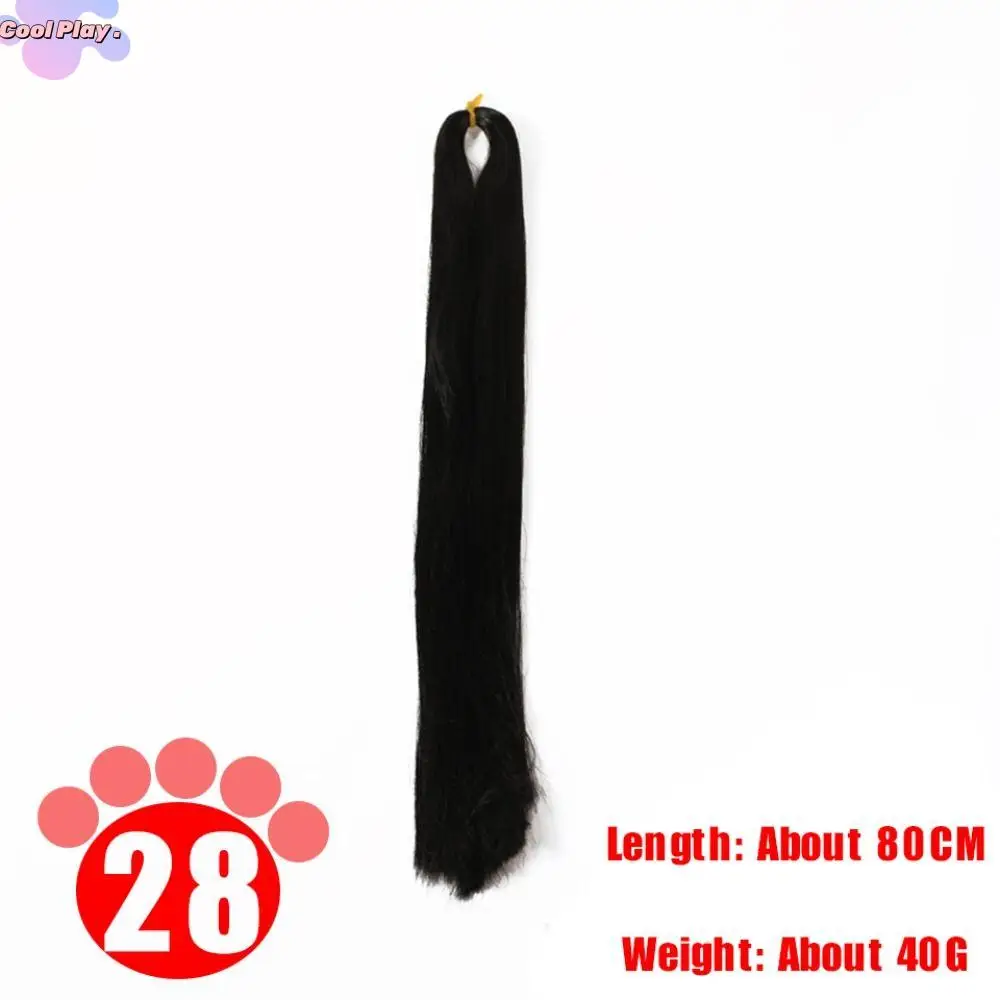 

Wig Handmade Hook Row Milk Silk Hair Wefts Anti-Mohair BJD Hair Row BJD SD Doll Hair Black Fake Hair Hair Raw Synthesis